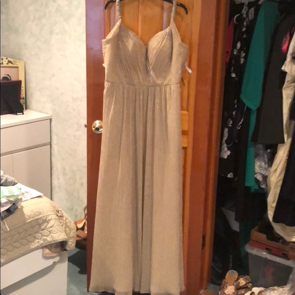 Gold Azazie Dress
